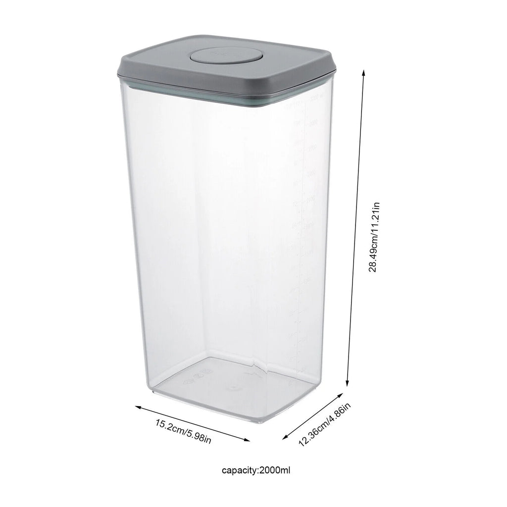 8 Piece Airtight Stackable Plastic Food Storage Containers O63873