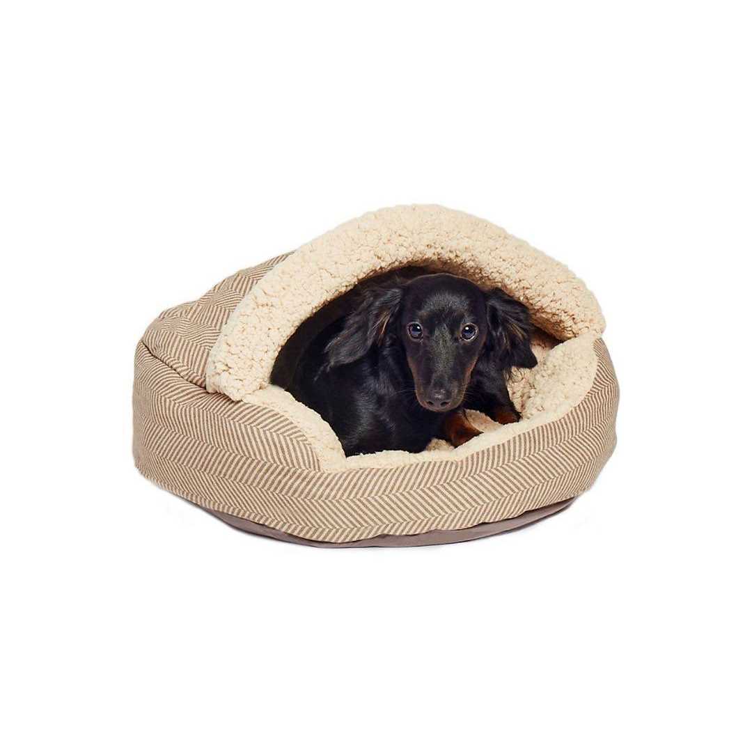 Canvas Fleece Deep Dish Cave Bed U385898