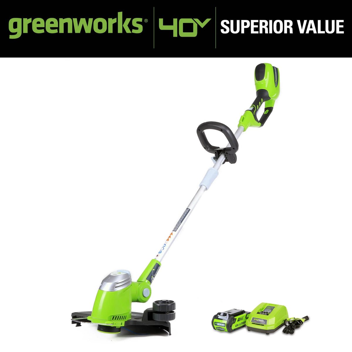 40V Cordless String Trimmer/Edger with 2.0 Ah Battery & Charger M8144