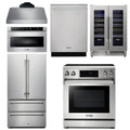 30 Electric Range, Range Hood, Microwave, Refrigerator, Dishwasher, Wine Cooler J905
