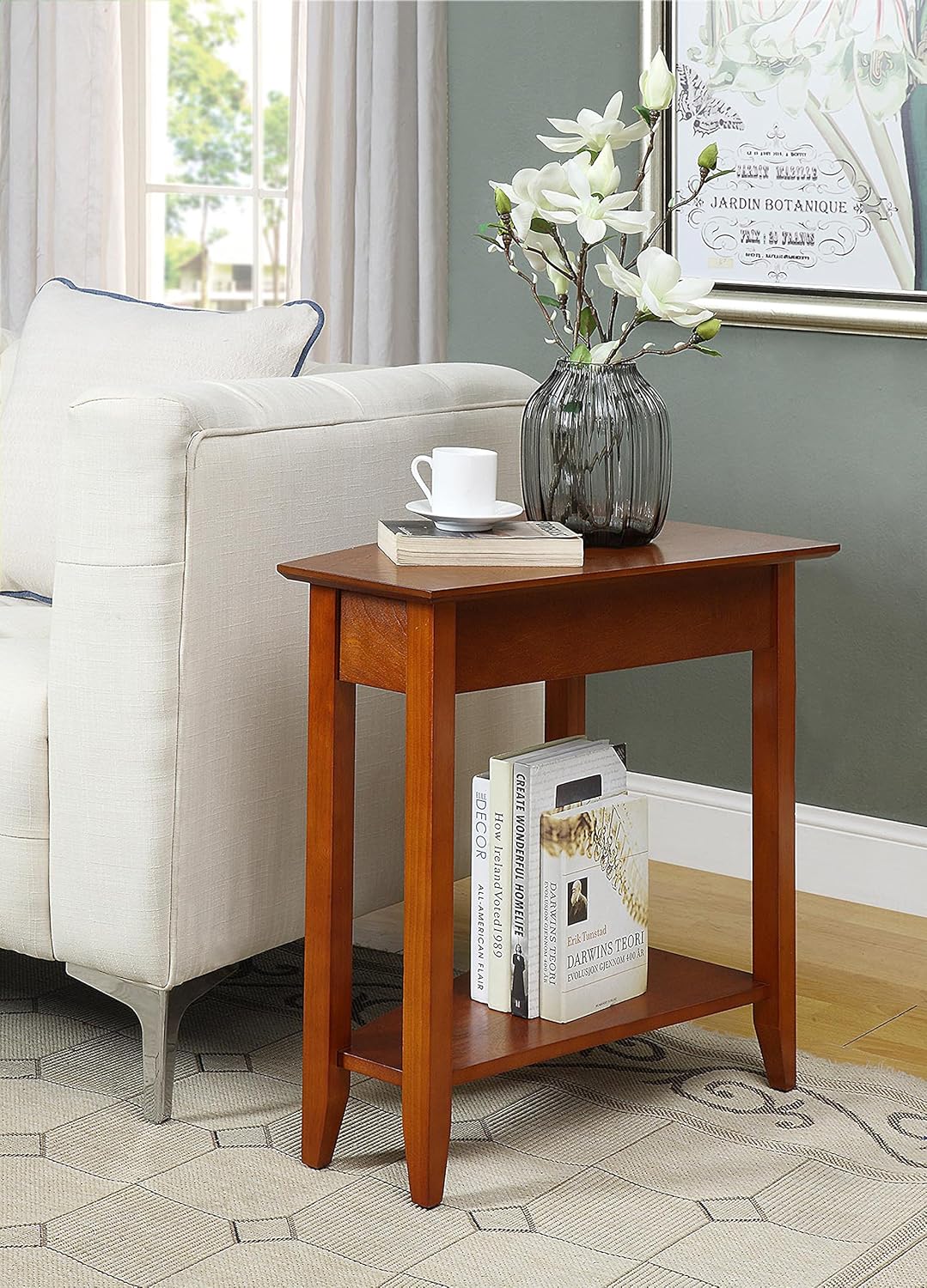 Gray Wedge End Table B3696