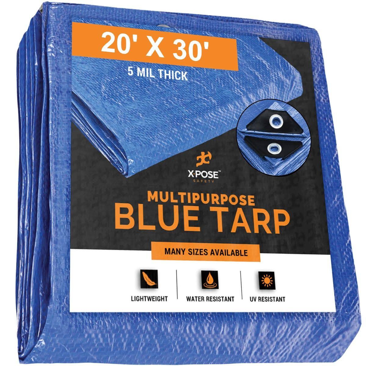 Blue Poly Tarps Case of 4 X995491