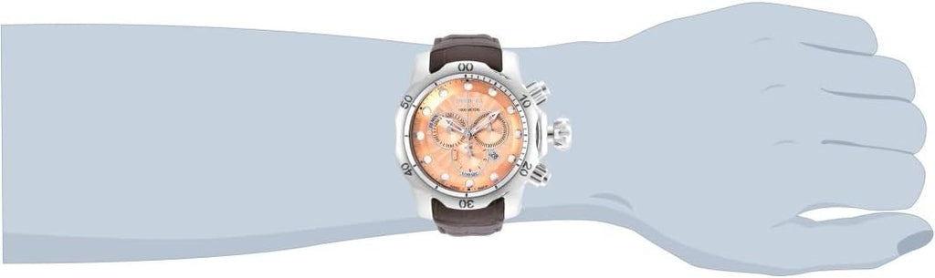 Brown Leather Quartz Watch O992