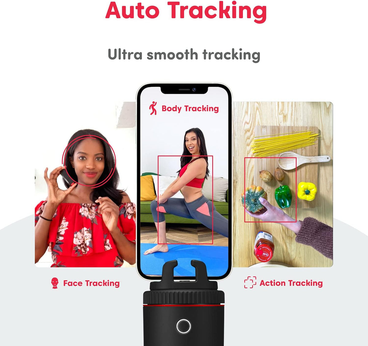 Auto Tracking Smartphone Mount with Remote Control O719