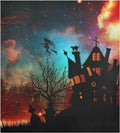 Halloween Witch Castle Dishwasher Magnet Cover, 23"x 26" E763