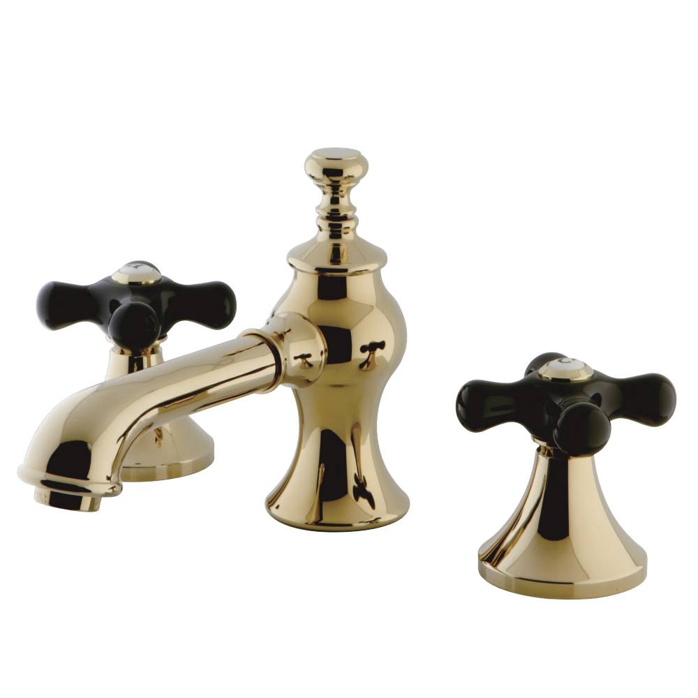 Polished Brass Widespread Bathroom Faucet U4928