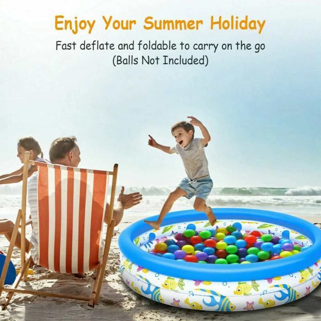 48"x10" Inflatable Family Pool G7336