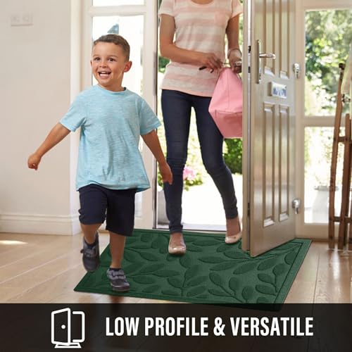Heavy Duty Natural Rubber Door Mat, 36×24, Black C565446