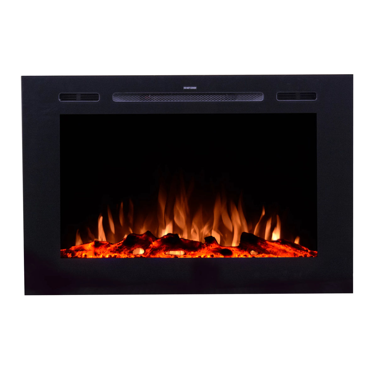 40" Wide 26.5" Tall Smart WIFI Enabled Electric Fireplace Z612