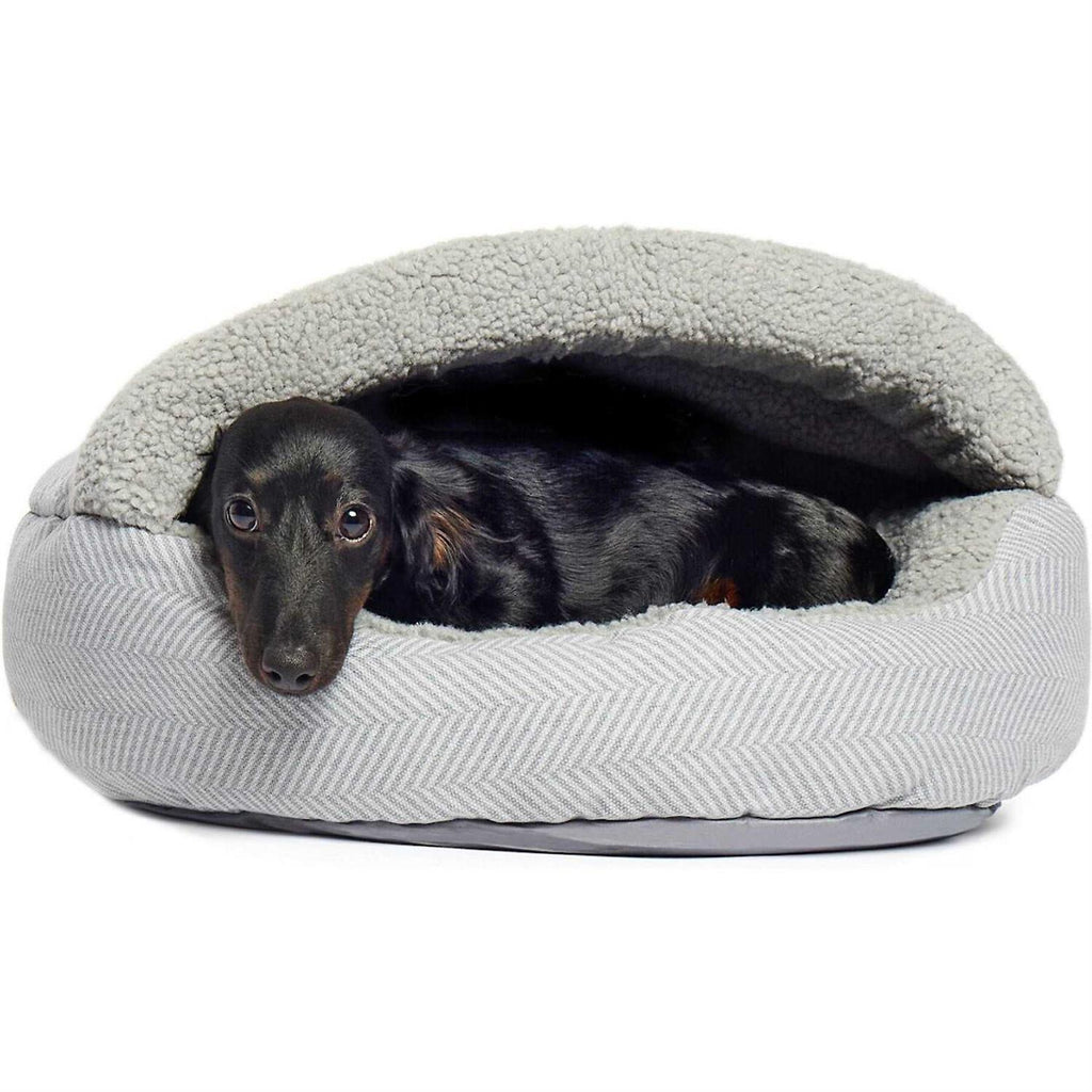 Canvas Fleece Deep Dish Cave Bed U385898