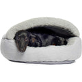 Canvas Fleece Deep Dish Cave Bed U385898
