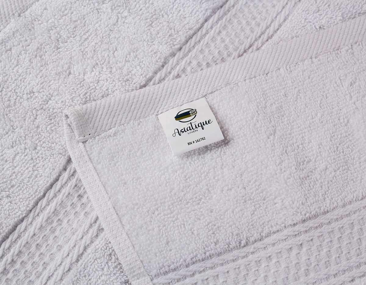 8 Piece Beige 650 GSM 100% Cotton Bath Towels Set X824776