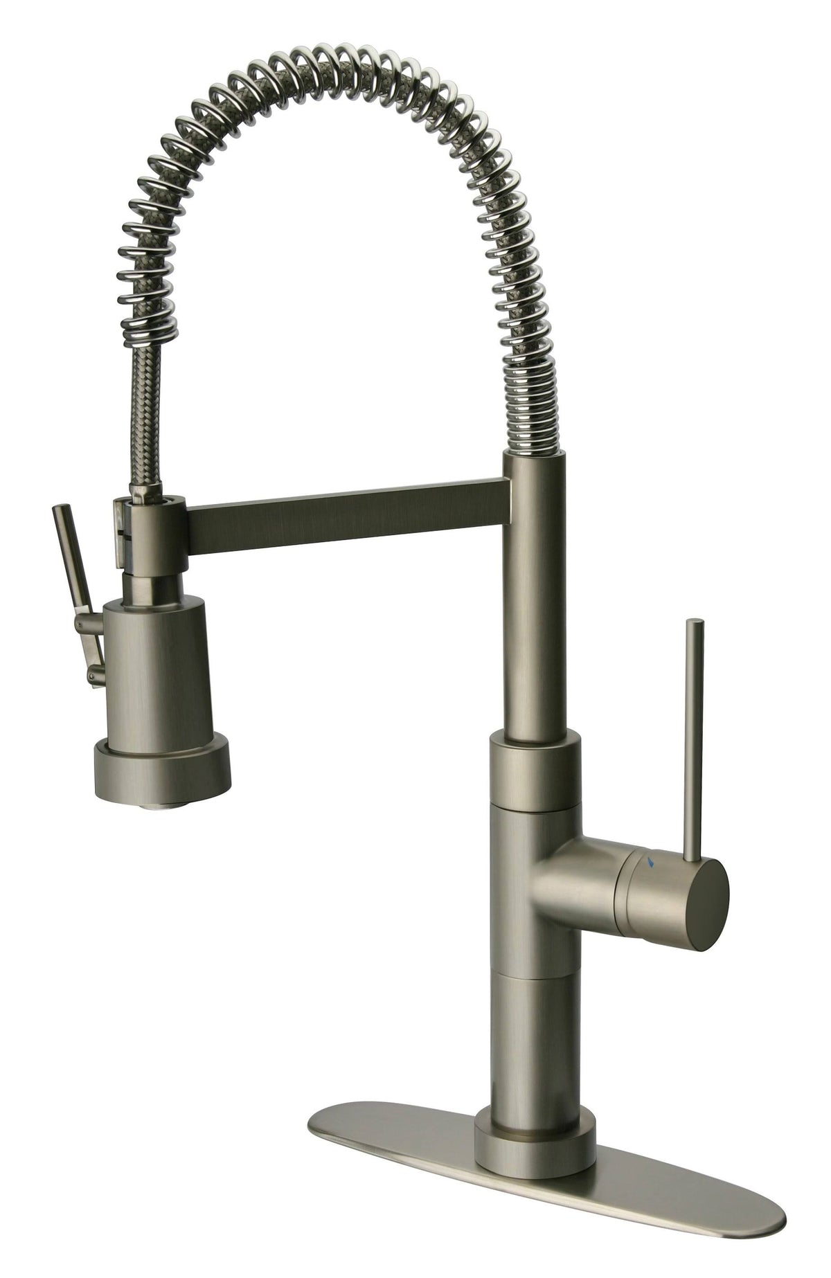 Brushed Nickel Single Handle Pull-Out Spray Kitchen Faucet M579