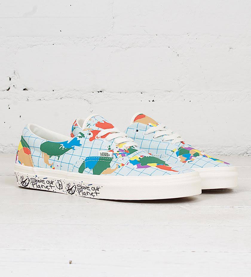 Classic White Multi Era Shoes T9055