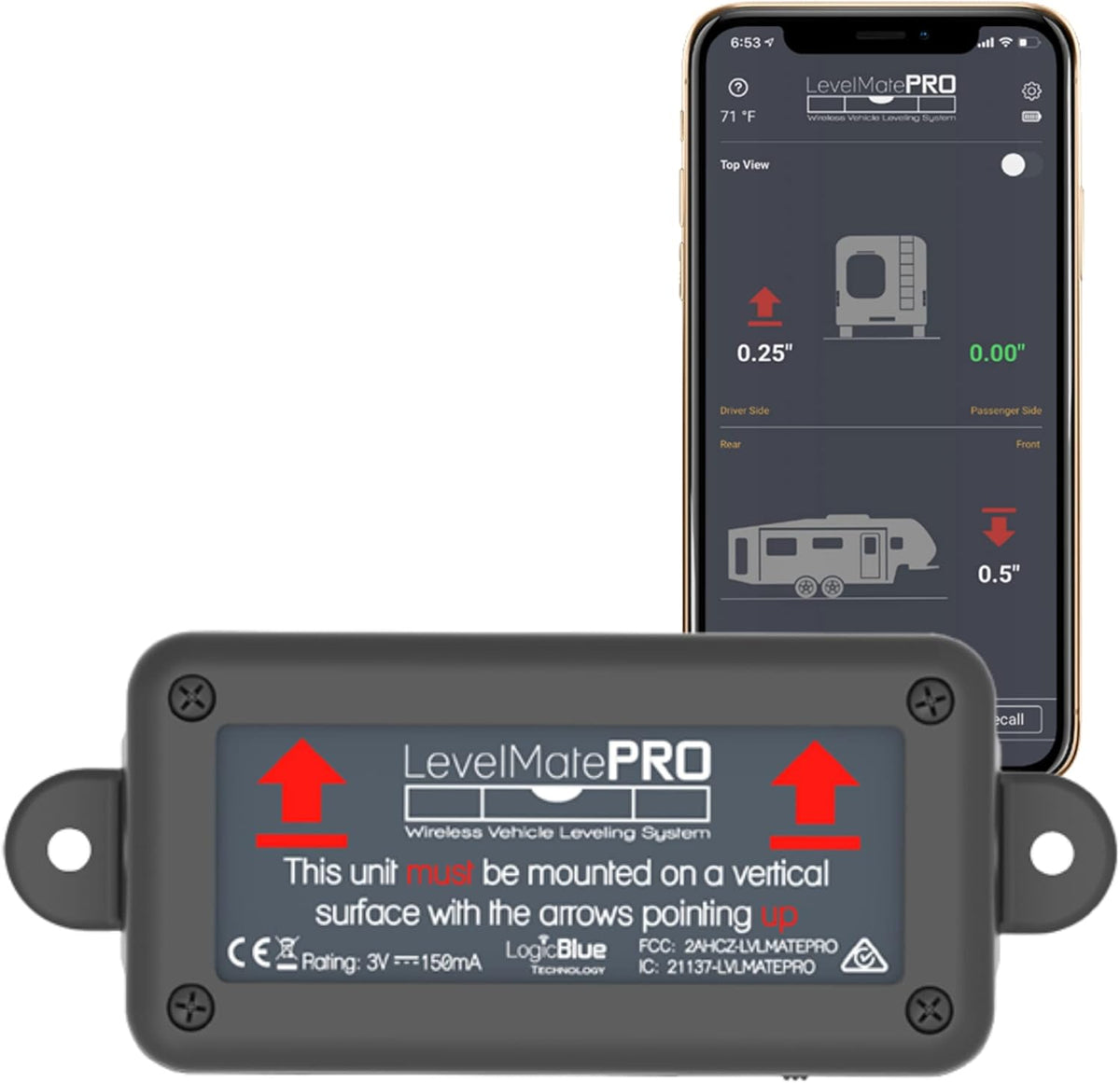 Wireless Vehicle Leveling System B4017