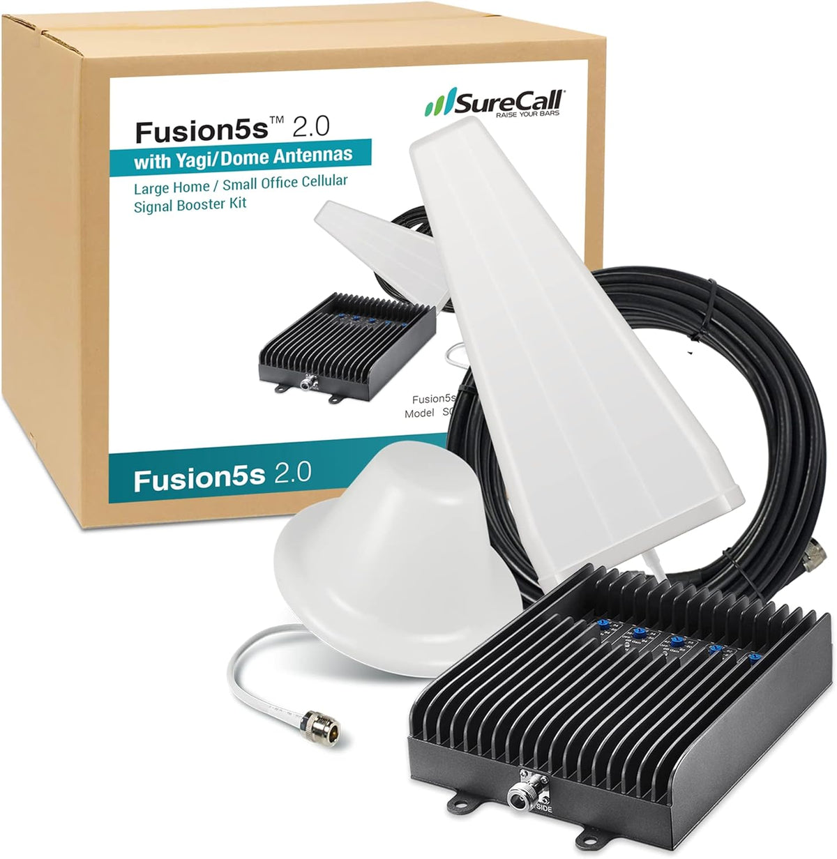 Cell Phone Signal Booster up to 10000 sq ft Omni Antennas 4G/5G Multi-User I200955