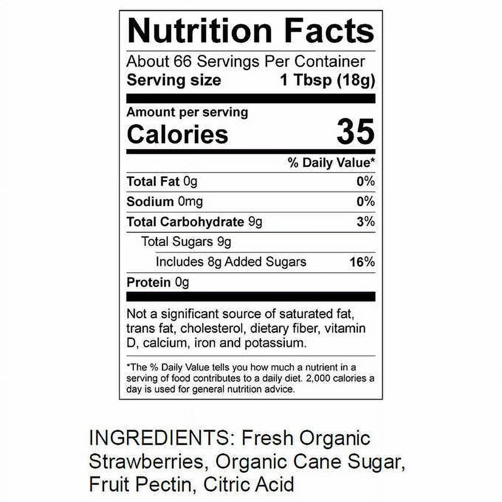 Organic Strawberry Spread 42 Ounce K808198