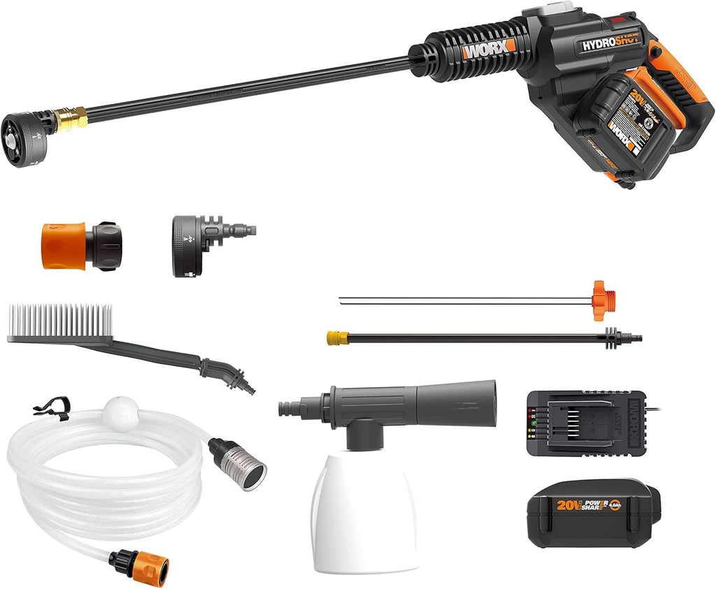 20V Cordless Pressure Washer with 5-in-1 Adjustable Nozzle H730
