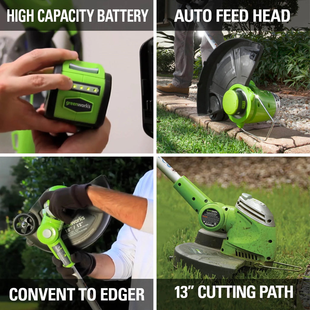 40V Cordless String Trimmer/Edger with 2.0 Ah Battery & Charger M8144