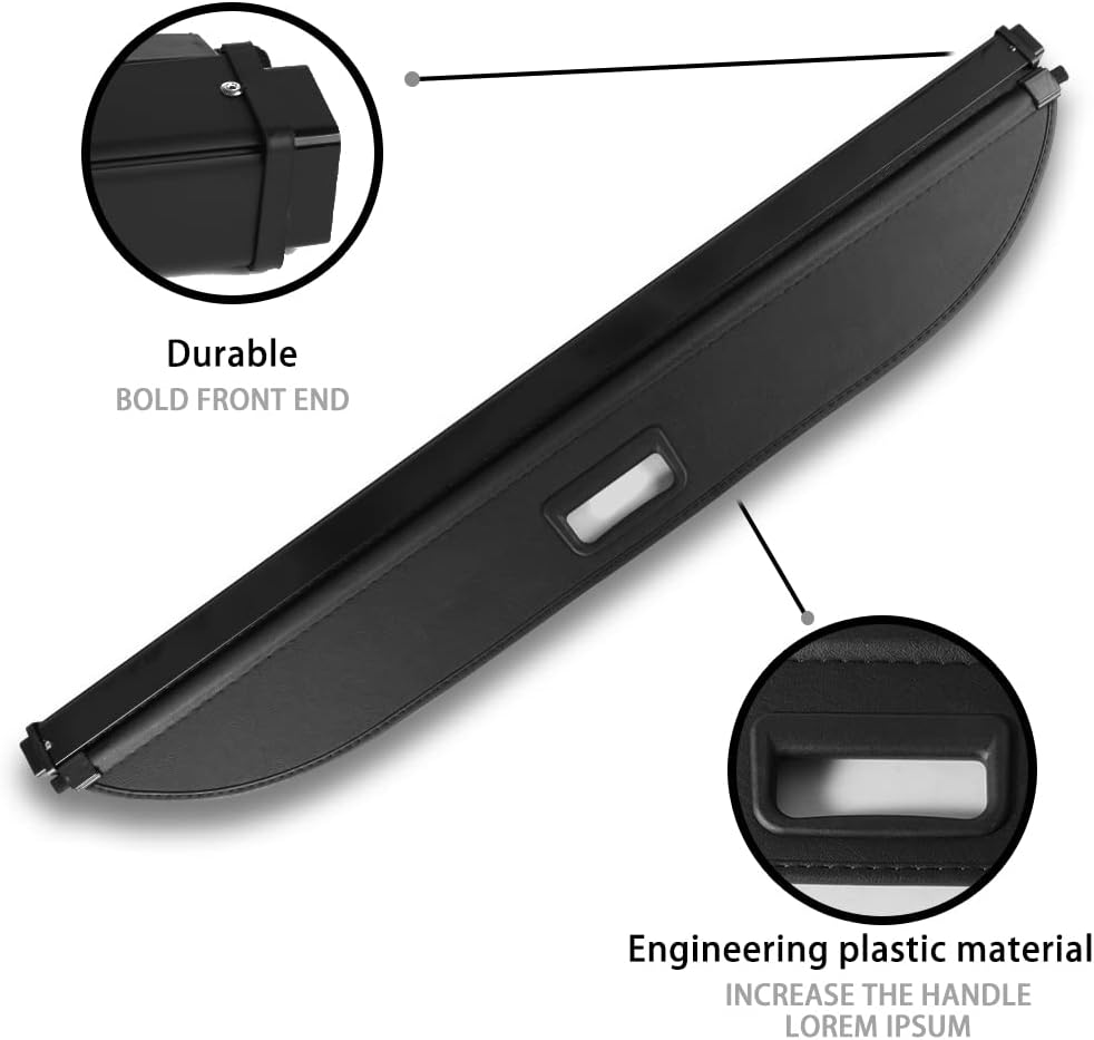 Cargo Privacy Cover for Tesla Model Y 2020-2021 Retractable Trunk Cover Y716