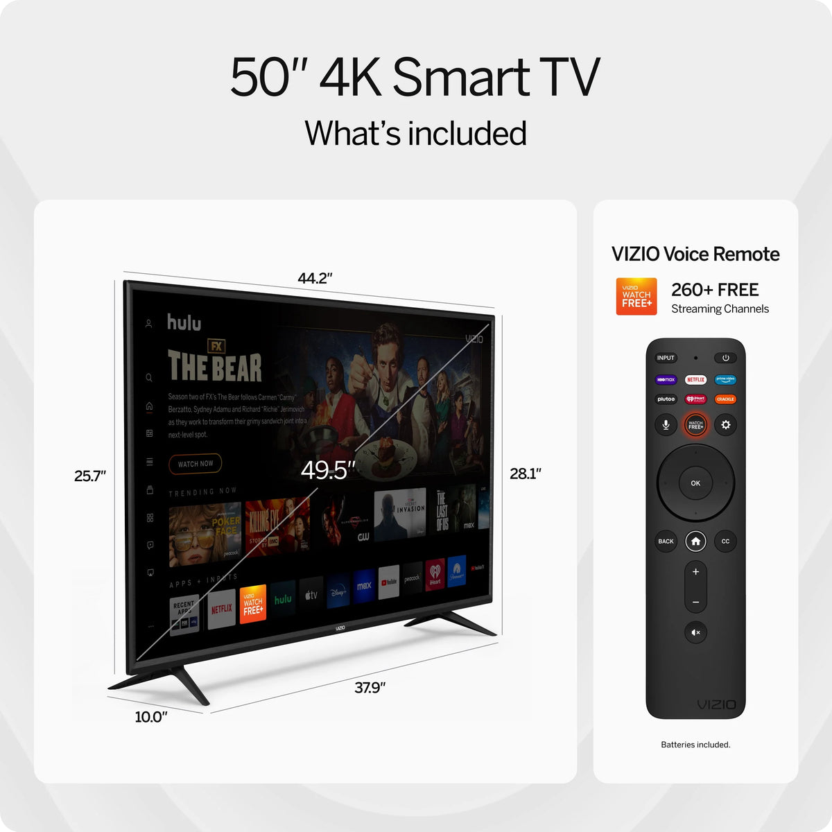 50 Class 4K UHD LED Smart TV O805865