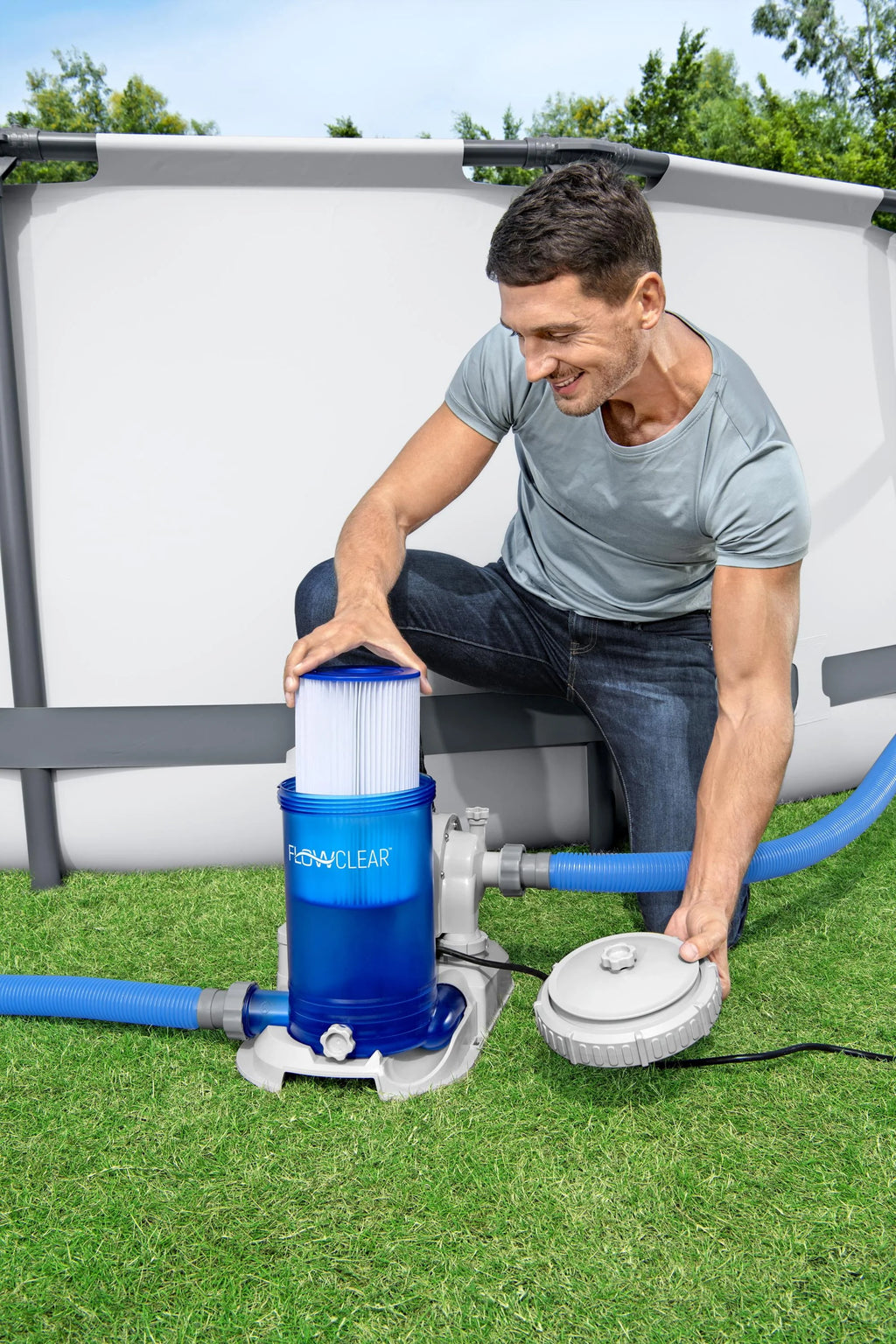 Transparent Filter Pump E739