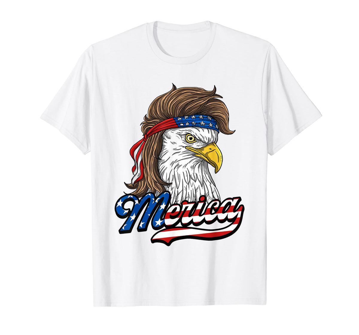 Patriotic USA Eagle Vintage Men T-Shirt A511
