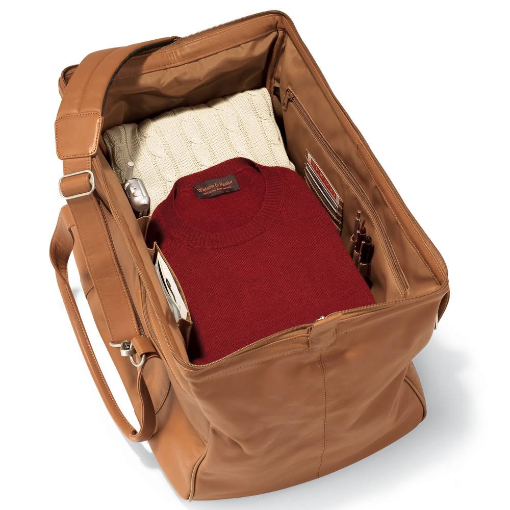 Leather Weekend Carryon Bag N668