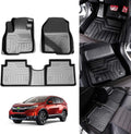 Black 2 Row All Weather Floor Carpet Liner Set H8289