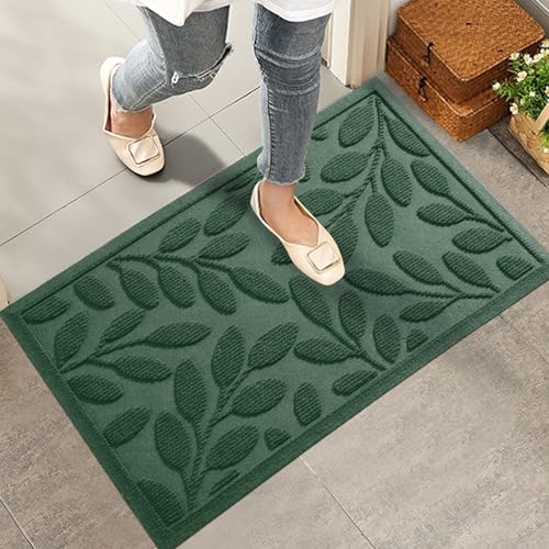 Heavy Duty Natural Rubber Door Mat, 36×24, Black C565446