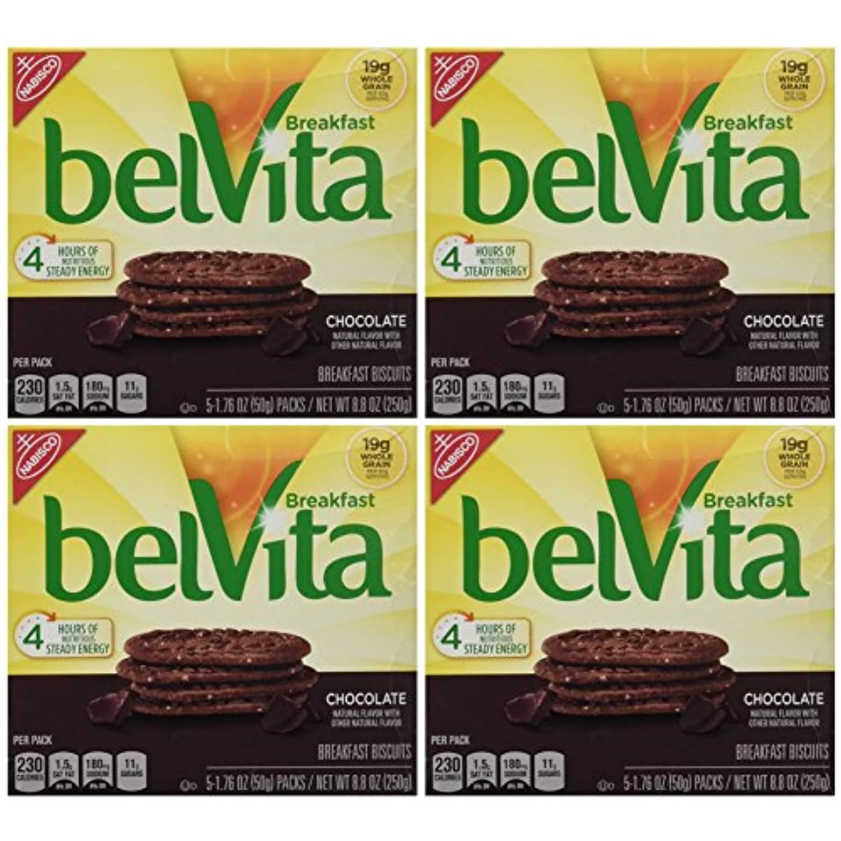 Chocolate Breakfast Biscuits, 8.8 Ounce (Pack Of 4) A2106