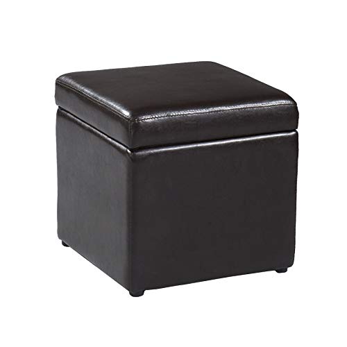 Dark Chocolate Nesting Coffee Table and Storage Ottomans Set X401743