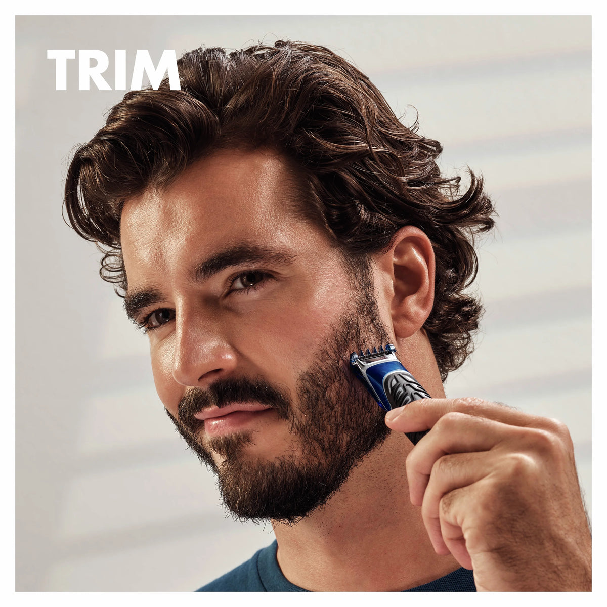 Blue Precision Beard Trimmer Y5260