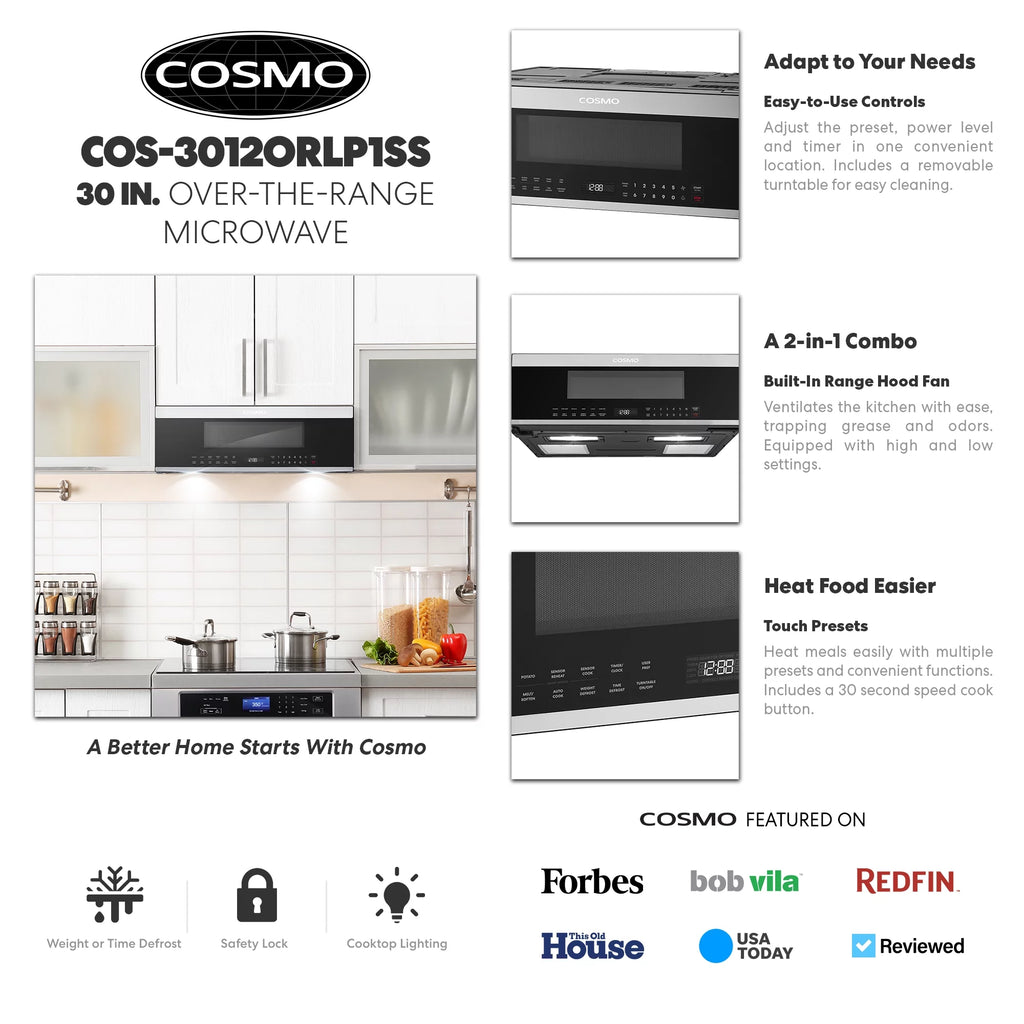 30 in. Slim Over the Range 1.2 cu. ft. Microwave N162