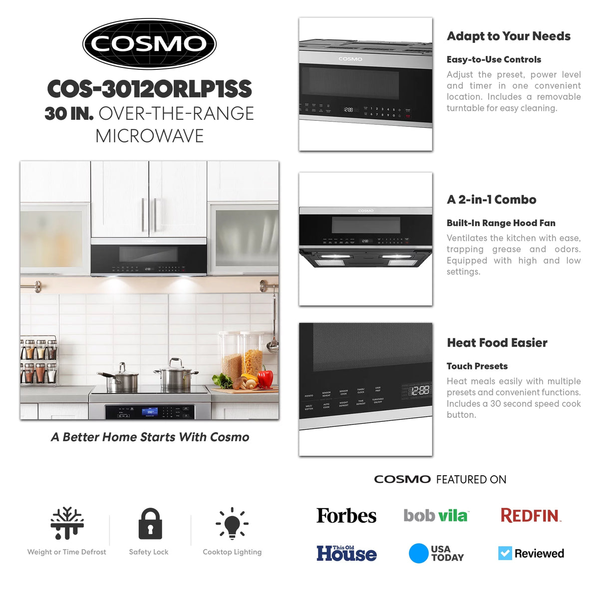 30 in. Slim Over the Range 1.2 cu. ft. Microwave N162