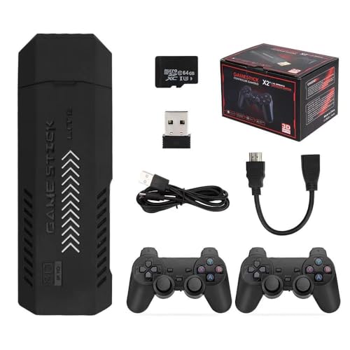 4K HDMI Wireless Retro Game Console Set with Dual Wireless Controllers Q751541