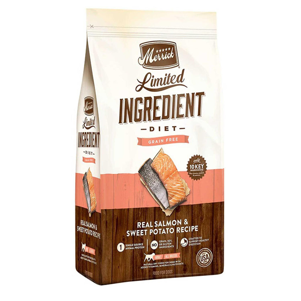 Limited Ingredient Diet Grain Free Real Salmon Sweet Potato Recipe Dry Dog Food D322765