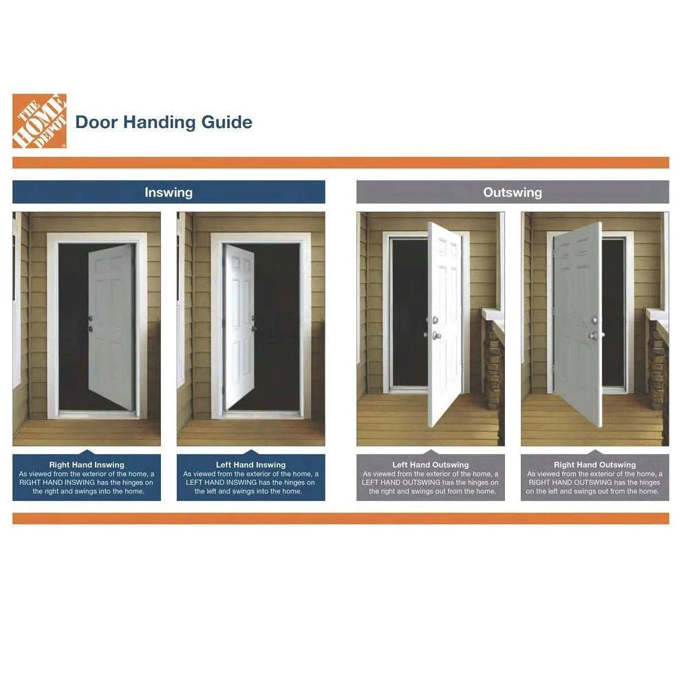 36 in. x 80 in. 3/4 Oval Left Hand Inswing Painted Smooth Fiberglass Prehung Front Exterior Door with Brickmold S4254