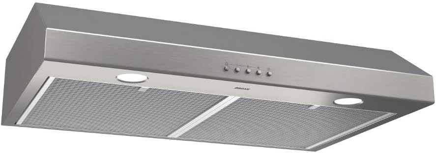Three-Speed Under-Cabinet Range Hood with LED Lights, 30, Stainless Steel I268720