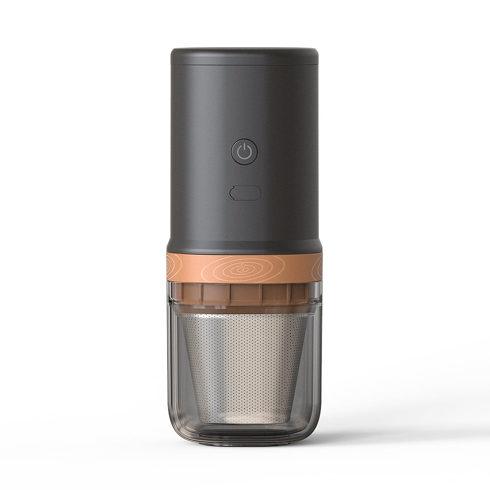 Electric Burr Coffee Grinder 25 Gears Adjustable 24W Portable USB Rechargeable Burr Mill Coffee Bean Grinder with Stainless Steel Core Cleaning Brush N844850