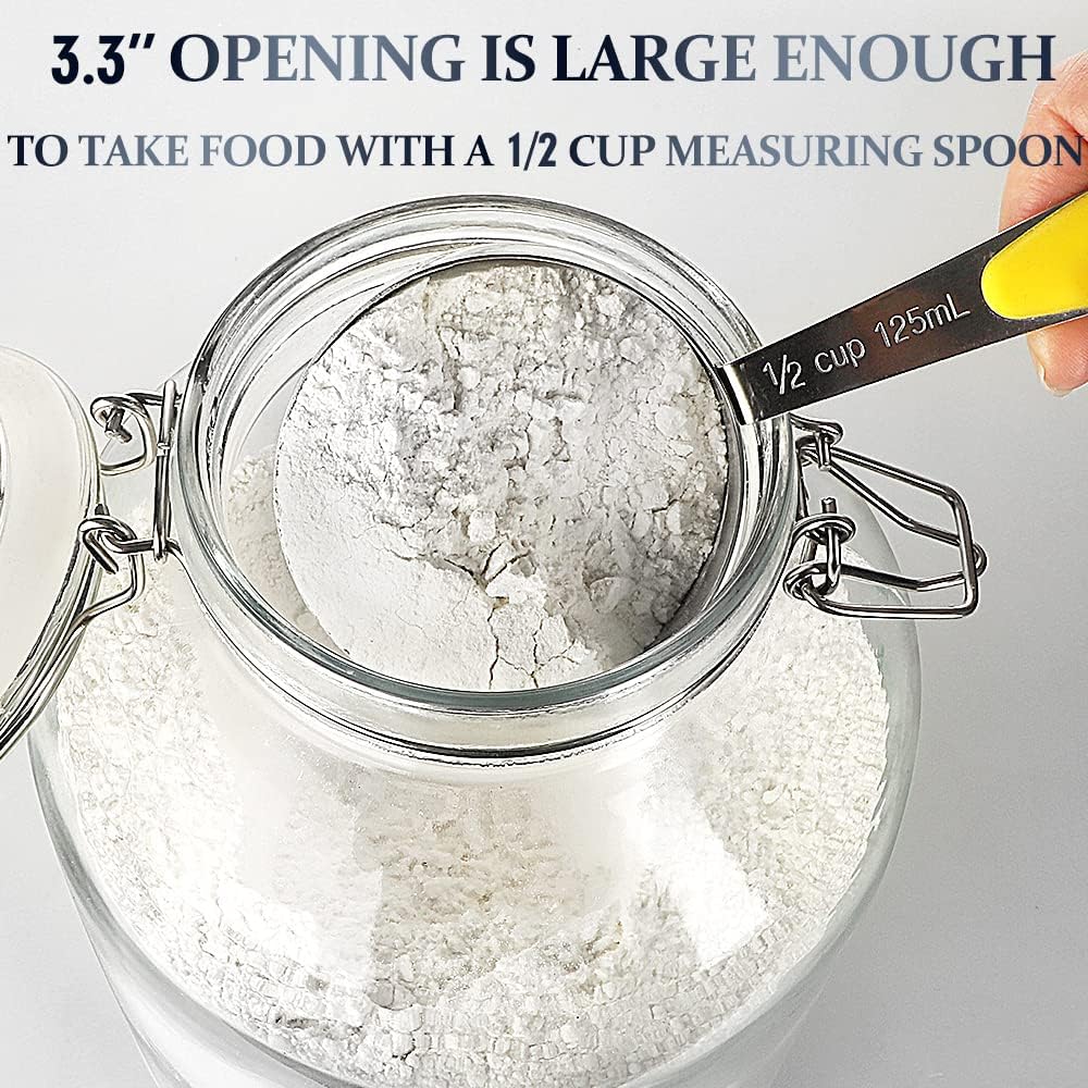 1 Gallon Glass Jar with Airtight Lid A450415