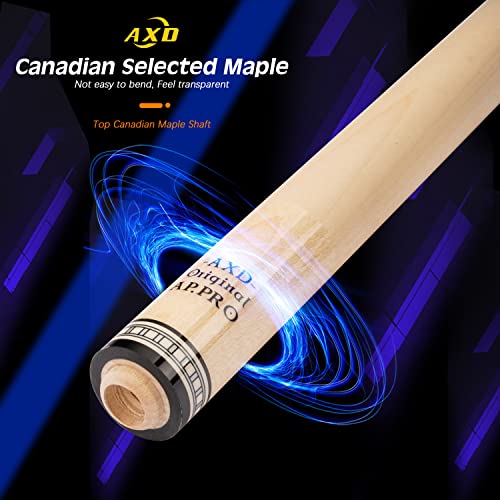Canadian Maple Billiard Cue Set with Extension and Cue Case K520