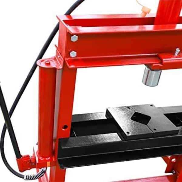 12-Ton Low-Profile Shop Press with Stamping Plates E138