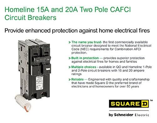 20 Amp Two-Pole CAFCI Circuit Breaker I643082