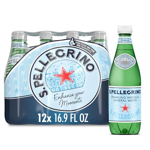 Sparkling Natural Mineral Water, 16.9 Fl Oz (Pack of 12) D622686