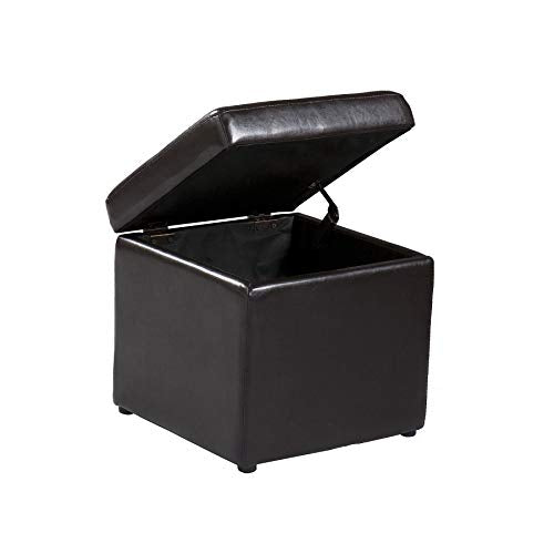Dark Chocolate Nesting Coffee Table and Storage Ottomans Set X401743