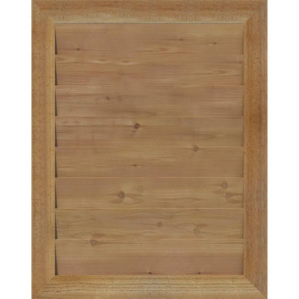 Unfinished Non-Functional Vertical Gable Vent Q62315