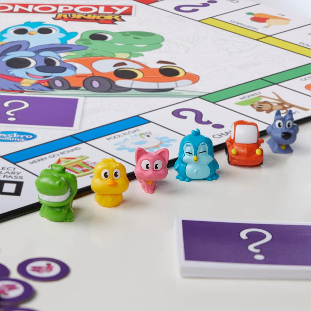 Monopoly Junior Board Game, 2-Sided Gameboard, 2 Games in 1 L129611