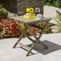 Grey Acacia Wood Foldable Bistro Table T9394
