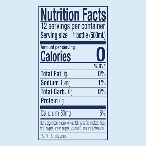 Sparkling Natural Mineral Water, 16.9 Fl Oz (Pack of 12) D622686